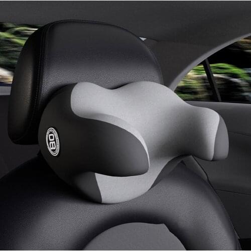 Car Neck Pillow Adjustable Head Restraint U-shaped Support Auto Headrest Travel Pillow Neck Support Holder Interior Seat Covers