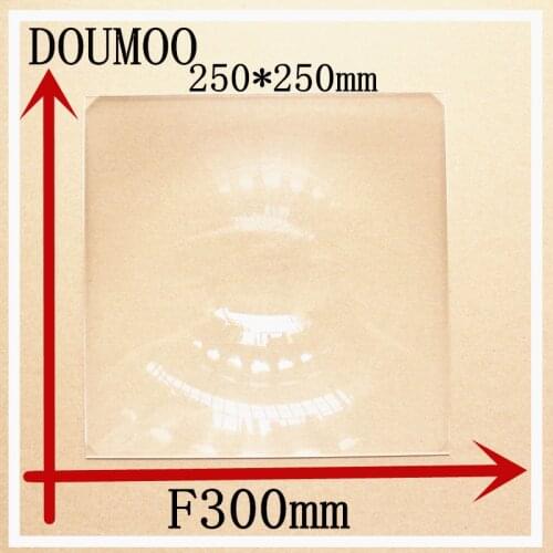1 PCS free shipping Fresnel Lens square 250*250 MM Focal length 300 mm Concentrated amplification square fresnel lens solar