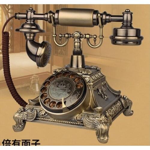 Brand Rotate number telephone home fashion vintage telephone F015