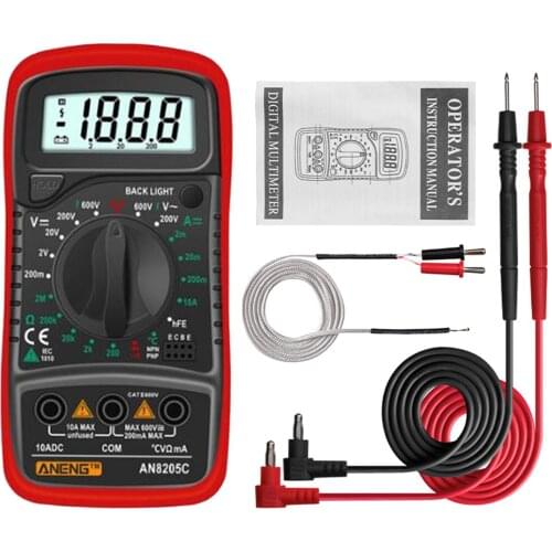 Digital Multimeter Electronic Testers Capacitance Meter Easy Use Durable Voltmeter Volt Meter Multimeter Voltage Tester