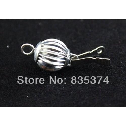 HOT Fashion DIY 50pcs/lot 10mm Jewelry Necklace Bracelet lantern Clasp/Jewelry findings beads