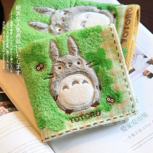 2020 Hot sale 100% Cotton Luxury My Neighbour Totoro Face Hand Towel Sheet Gift
