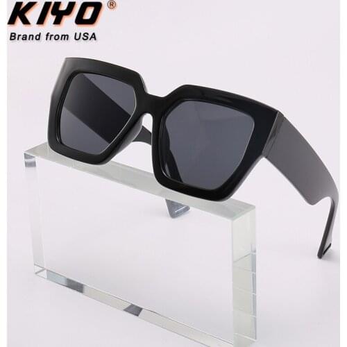 KIYO Brand 2021 New Women Men Square Sunglasses PC Vintage Sun Glasses High Quality UV400 Driving Eyewear 3922