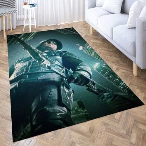 Arrow Carpet for Living Room 3D Anime Cartoon Rug Gamer Teen Room Bedside Lounge Rug Kids Children Floor Mats