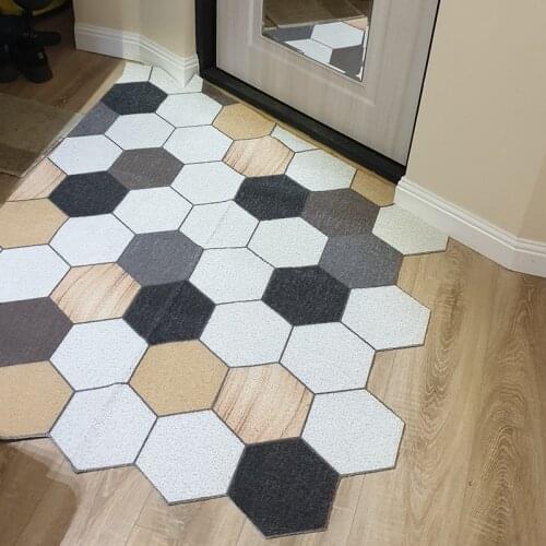 Easy To Clean Doormat PVC Indoor Mats Carpet Non-slip Custom Home Doormat Can Be Cut Bath Mat Kitchen Mat Entrance Mats Carpet