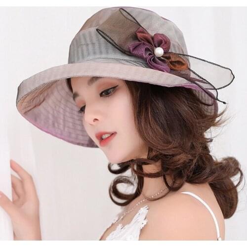 Mingjiebihuo New summer anti-outside line hat Korean version of the sun visor wild fashion cloth cap women girls hat