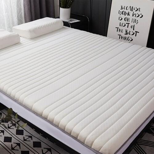 High grade Thicken Latex Mattress 6/9cm Memory foam filling Tatami King Queen Full Size Keep warm winter Comfortable cushion