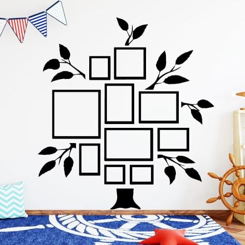 Cute Memory Tree Removable Pvc Wall Stickers For Baby Kids Rooms Decor Background Wall Art Decal