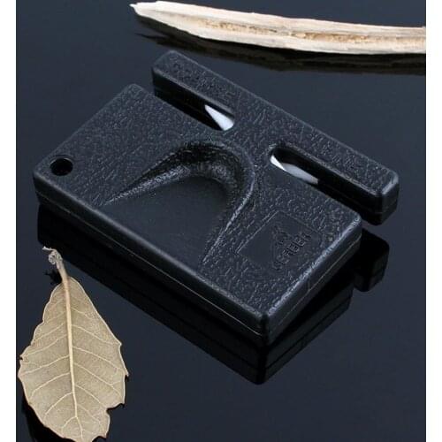Mini portable sharpener ceramic knife sharpener pocket sharpening stone outdoor survival knife sharpening tools