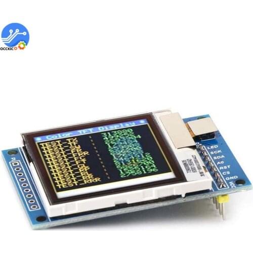 1.6 Inch OLED LCD Display Screen Module 1.6" TFT IPS Serial Port 130*130 Communicate Screen Controller for Arduino