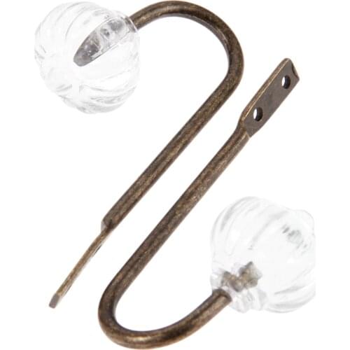 1pc Single Hook Wall Hanger Hats Bag Keychain Metal Hook Coat Wall Hooks with Screws 87*45*27mm