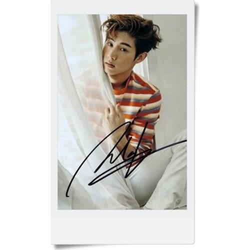 Signed GOT7 GOT 7 MARK autographed original photo 6 inches freeshipping 062017 03