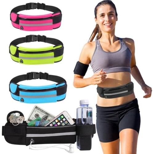 Outdoor Belt waist Bag Running Waist Bag sport running bag Cycling Phone bag Waterproof Holder Women running belt waist