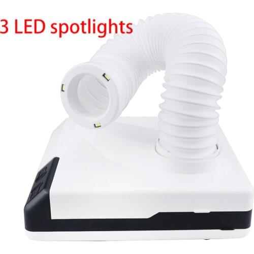 360 Degrees Rotation Dust Collector Extractor Dental Vacuum Cleaner Dental Lab Equipment Dust Suction Machine for Polishing