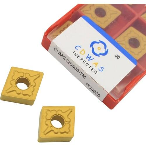 High quality CNMG120412 TM PC4025 Carbide insert External turning tool Lathe tool Turning insert for machining steel parts