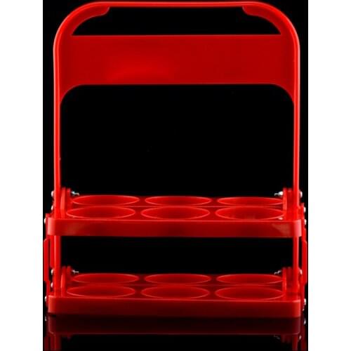 KTV bottle basket Foldable wine rack blue Plastic beer basket