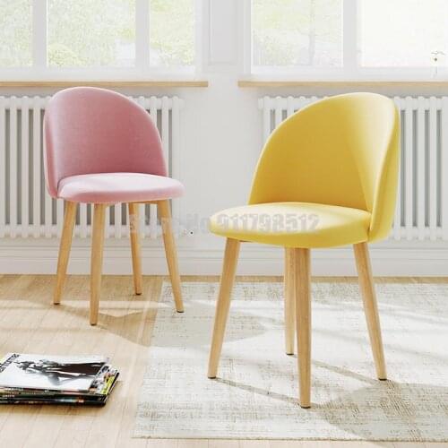 Ins style chair backrest stylish modern minimalist desk stool net red girl bedroom dressing nordic makeup chair