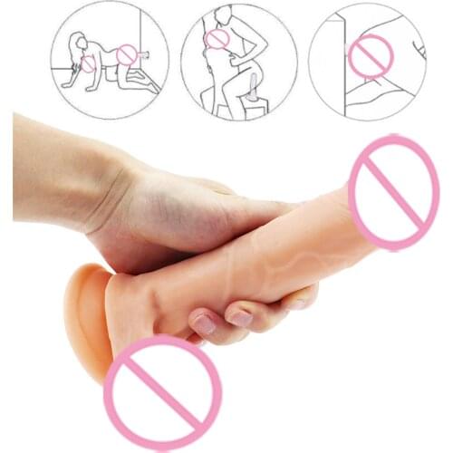 Super Huge Black Dildos Strapon Thick Giant Realistic Dildo Anal Butt With Suction Cup Big Soft Penis Sex Toy For Women