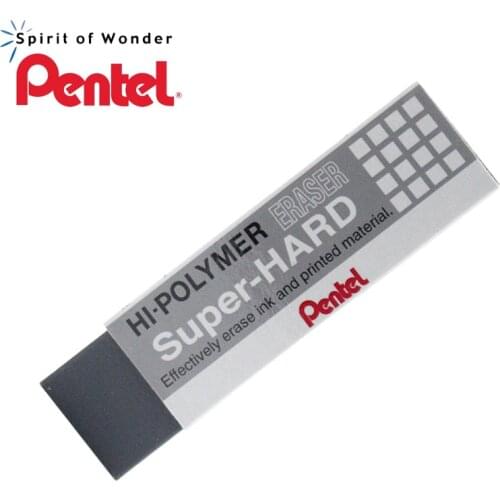 Pentel ZEB20 Super Hard Ink Eraser 2pcs/lot Hi-poliymer Effectively Erase Ink and Printed Material Fountain Pen Eraser