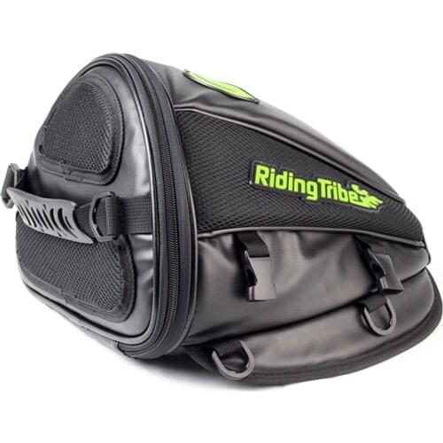 Universal Motorcycle Rear Seat tail bag Large Capacity helmet bag Microfiber Leather multi-function bag