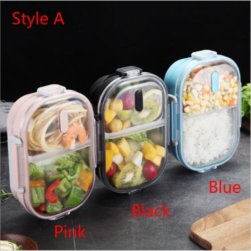 Japanese Portable Lunch Box For Kids School 304 Stainless Steel Bento Box Kitchen Leak-proof Food Container Food Box