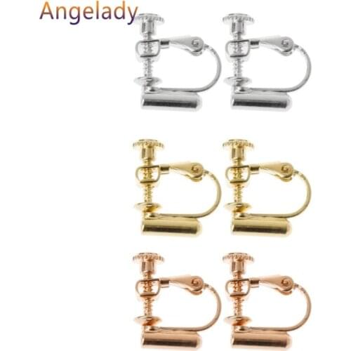 1 Pair Clip on Earring Converters No-pierced Ears Turn Any Studs Into A Clip-On JUL3