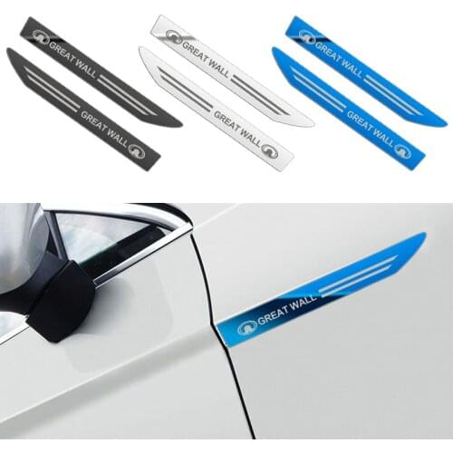 2PCS/set Auto parts 3D metal blade standard leaf plate side standard sticker for Great Wall Haval Hover H3 H5