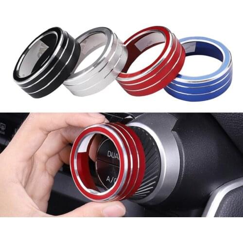 2Pcs Car AC Climate Control Knob Trim Button Cover Auto Accessories Car AC Control Knob Cover For 2019 2020 Toyota Rav4 Dropship