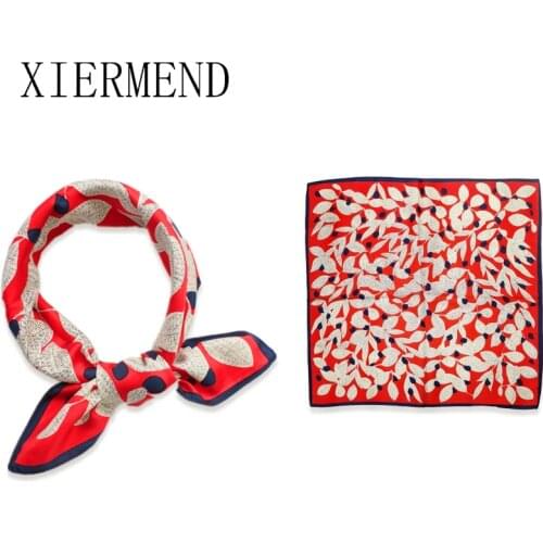 2021 New Design 53*53 Square Scarf Fashion Decorative Silk Scarf Women Hairband Scarves Blanket Shawl Handkerchief For Ladies