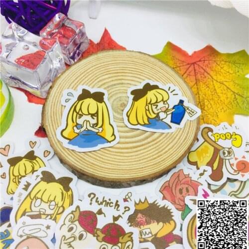 40 pcs Cartoon crying girl Stickers for Car Styling Bike Motorcycle Phone book Travel Luggage toy Funny Sticker Bomb Decals