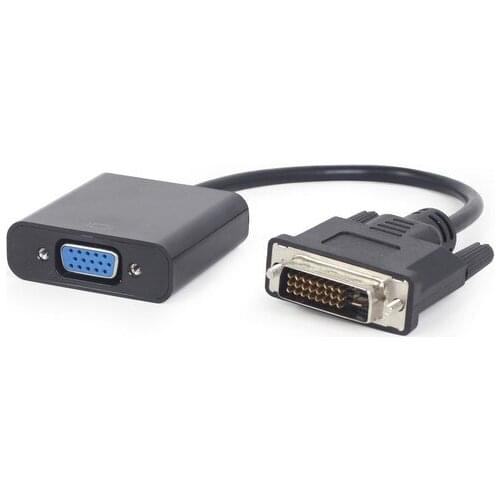 DVI to VGA Adapter GEMBIRD A-DVID-VGAF-01 Black