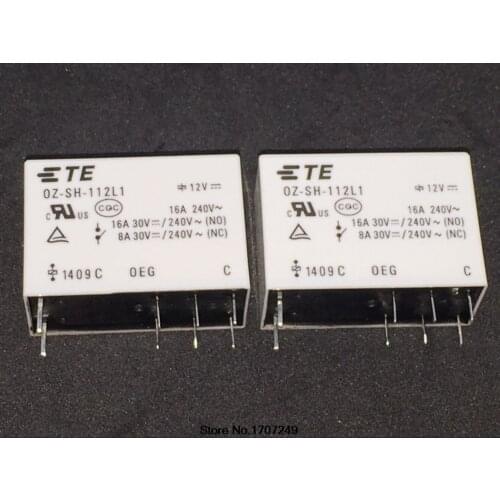Free Shipping 100% new original relay 10pcs/lot TE OZ-SH-112L1 OZ-SH-112L1