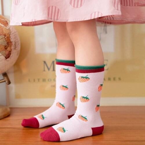 Childrens Calf Socks Spring And Summer New Cartoon Curling Korean Style Boys And Girls Trendy Socks Baby Socks