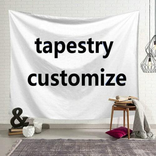 Photo Custom Tapestry Picture DIY Wall Hanging Dormitory Bedroom Living Room Wall Decoration