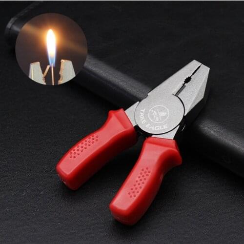 Gas Lighters Buy Unusual Funny Lnflatable Windproof Open Flame Turbine No Gas Gadgets for Men