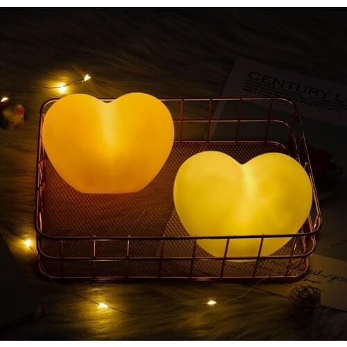 Creative Ins Love Night Light Girl Romantic Birthday Gift Led Night Light Decoration Modeling Lantern Battery Flashing Light