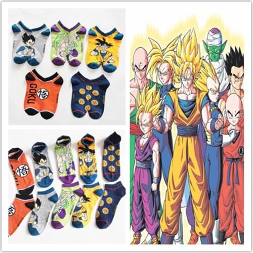 Anime Son Goku Kakarotto Master Roshi Cute Socks Adult Cartoon Round Ball Cosplay Costume Props Accessories Stockings