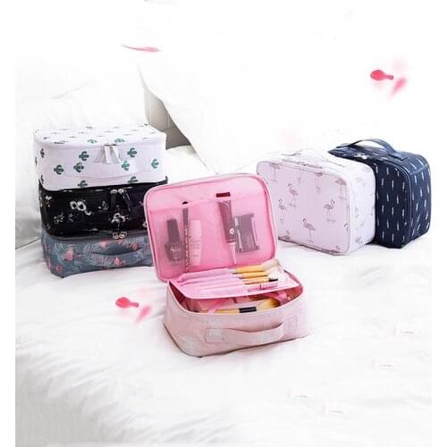 2020 Multi-function organizer travel fashion lady cosmetics cosmetic bag beautician storage bags large capacity Women makeup bag