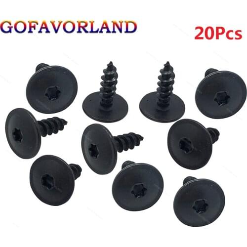 N90974701 20Pcs Fender Liner Bolt Retainer Screw Tapping Screw 5x16mm For Audi A1 A3 A4L A5 A6L A8 Q3 Q5 Q7 For VW