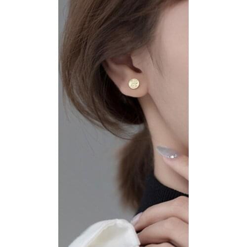 Hot New Silver Color Christmas Earrings Korean Asymmetric Deer Santa Series Jewelry Gift