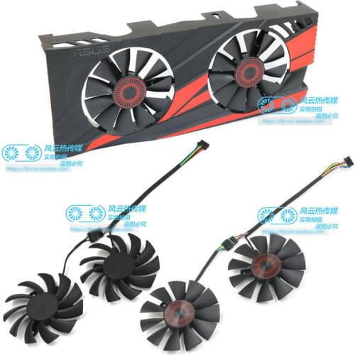 New Original for ASUS GTX1060-03G GTX960 Graphics card cooling fan T128010BH T128010SH FD7010H12D FD7010H12S