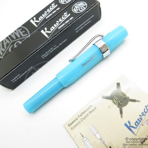 Kaweco 10001877 Frosted Sport Blue Fountain Pen Turquoise | İsme Special Pen