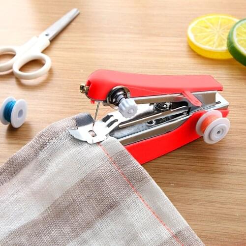 Mini Manual Sewing Machine Portable sewing machine Simple Operation Sewing Tools Sewing Cloth Fabric Handy Needlework Tools
