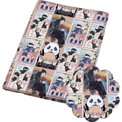 Diy 50*140Cm Cartoons Patroon Polyester Katoen Patchwor Gedrukt Voor Tissue Kids Home Textiel Voor Naaien Pop Jurk gordijn