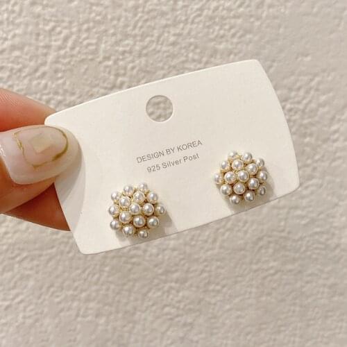 Earrings for Women Pearl Earrings Court Style Retro Style Earrings Jewelry Wholesale