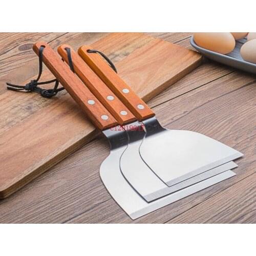 Stainless steel pancake spatula barbecue steak spatula stove spatula