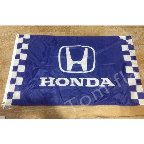 HONDA blue flag 3ftx5ft 100% polyester 01