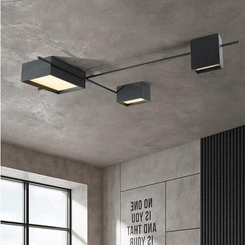 Nordic Geometric line LED ceiling light lamp modern living room decoration kitchen bedroom home decor novelty lighting fixtures