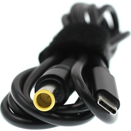 USB Type C to 7.9*5.5mm Male Plug Converter Power Adapter Charging Cable Cord for Lenovo Thinkpad X60 T60 T61 X200 X201 X220X230