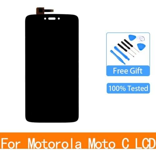 For Motorola Moto C XT1750 XT1755 LCD Display Touch Screen Digitizer Assembly Replacement Accessory For Moto C lcd 100% Tested